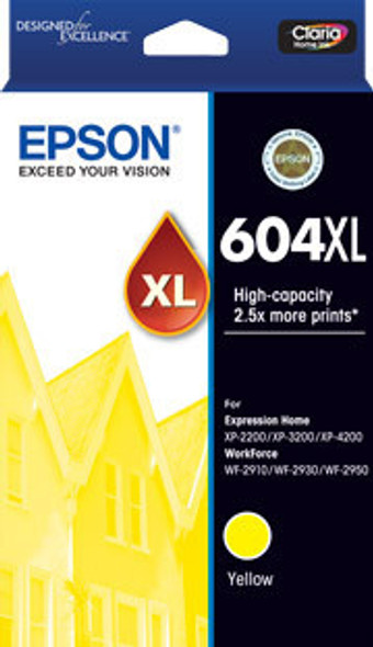 Epson-604-XL-Yellow-Ink-(T10H492)-C13T10H492-Rosman-Australia-2