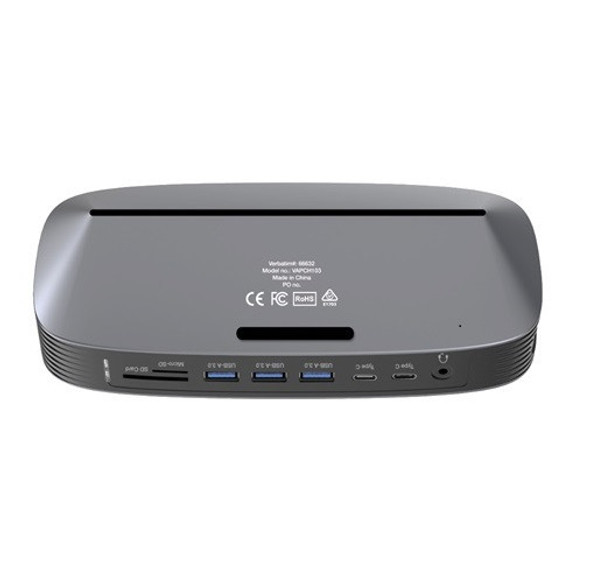 Verbatim-USB-C-Triple-Monitor-Docking-Station-with-70W-Power---13-in-1,-2x-HDMI,-1x-VGA,-Up-to-3840x2160p,-3x-USB-3.0,-1x-RJ45,1x-3.5mm-66632-Rosman-Australia-1