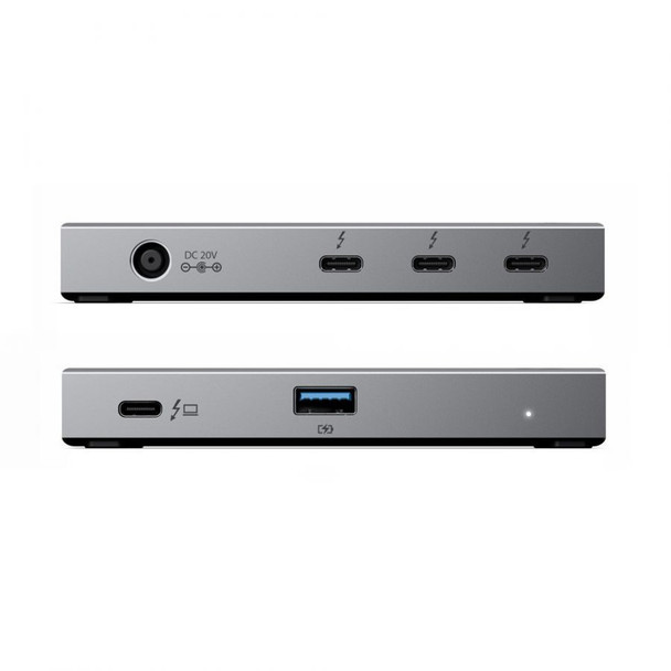 ALOGIC-Thunderbolt-4-BLAZE-Compact-Hub---Triple-Thunderbolt-Outputs-(TB4H3TB)-TB4H3TB-Rosman-Australia-1