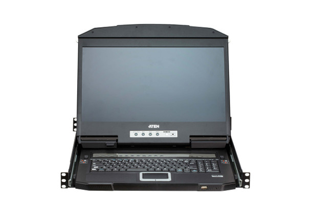 Aten-18.5"-Short-Depth-4-Port-HDMI-LCD-KVM,-Dual-Rail-and-widescreen-support,-Superior-video-quality,-Video-DynaSync™,-EDID-Expert™-,-Auto-Scan-mode-CL3884NW-ATA-AU-Rosman-Australia-1