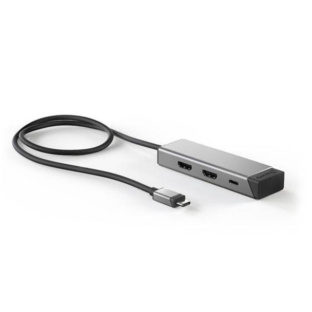 Alogic-USB-C-to-2x-HDMI-(4K@60Hz)-+-PD-adapter-(ULC2HDPD-SGR)-ULC2HDPD-SGR-Rosman-Australia-1