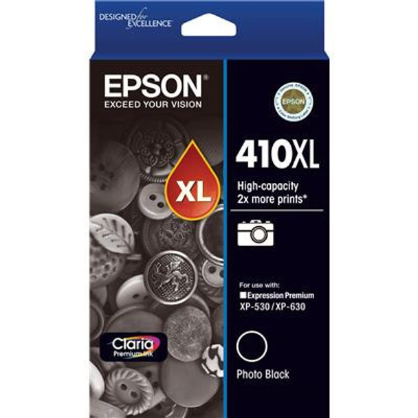 Epson-410XL-High-Capacity-Claria-Premium---Photo-Black-Ink-Cartridge-(-XP-530,-XP-630,-XP-540,-XP-640)-(T340192)-C13T340192-Rosman-Australia-1