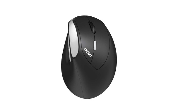 RAPOO-EV250-Ergonomic-Vertical-Wireless-Mouse-6-Buttons-800/1200/1600-DPI-Optical-Silent-Click-Mice---Black-(Renamed-from-MV20)-EV250-Rosman-Australia-1