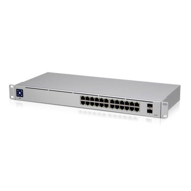 Ubiquiti-UniFi-24-port-Managed-Gigabit-Switch---24x-Gigabit-Ethernet-Ports,-with-2xSFP---Touch-Display---Fanless---GEN2-USW-24-Rosman-Australia-1