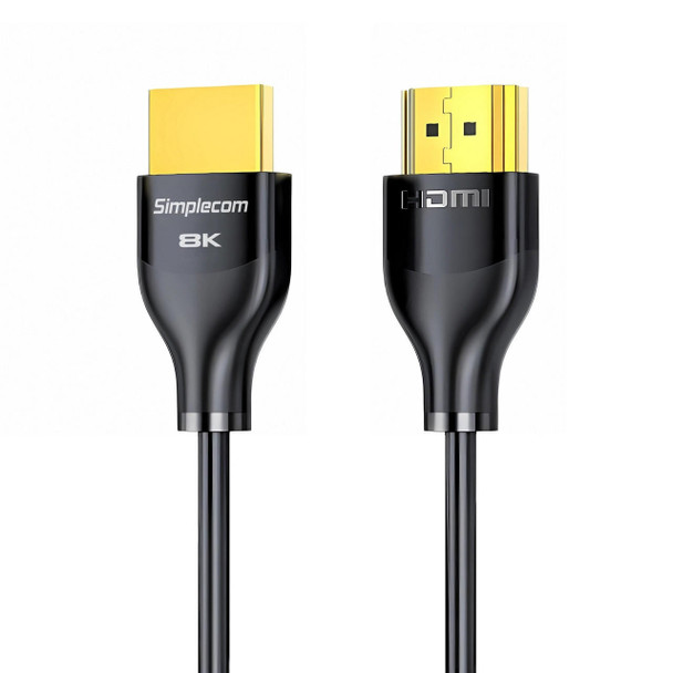 Simplecom-CAH510-Ultra-High-Speed-HDMI-2.1-Cable-48Gbps-8K@60Hz-Slim-Flexible-1M-CAH510-1M-Rosman-Australia-1
