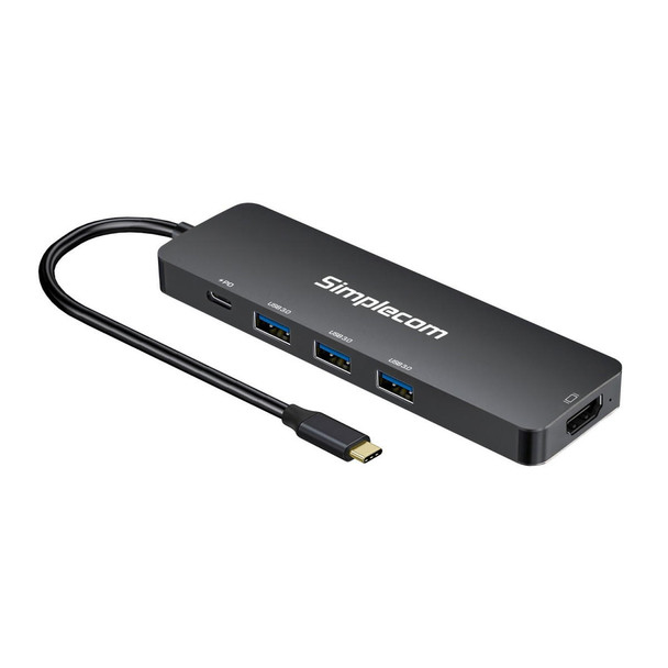 Simplecom-CH545-USB-C-5-in-1-Multiport-Adapter-Docking-Station-with-3-Port-USB-3.0-Hub-PD-HDMI-CH545-Rosman-Australia-1
