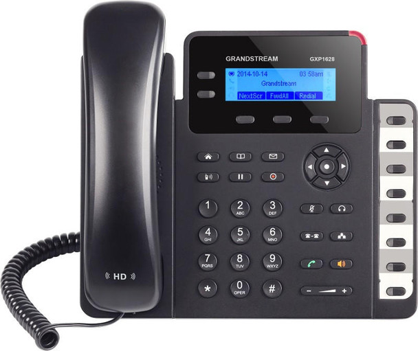 Grandstream-GXP1628-2-Line-IP-Phone,-2-Sip-Accounts,-132x48-Backlit-Graphical-Display,-HD-Audio,-Dual-Switched-Gigabit-Ports,-Powerable-Via-POE-GXP1628-Rosman-Australia-1