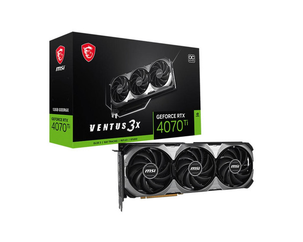 MSI GEFORCE RTX 4070 TI VENTUS 3X E1 12G OC