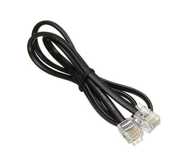 Generic-8Ware-RJ11-RJ11-2m-Telephone-Line-Cord-6P4C-to-6P4C-Plug-Black-28AWG-W2492ACB-Rosman-Australia-1