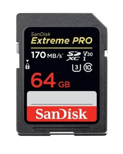 (LS)-SanDisk-64GB-Extreme-PRO-Memory-Card-170MB/s-Full-HD--4K-UHD-Class-30-Speed-Shock-Proof-Temperature-Proof-Water-Proof-X-ray-Proof-Digital-Camera-SDSDXXY-064G-GN4IN-Rosman-Australia-1