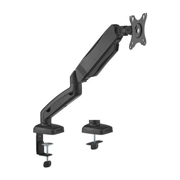 Brateck-Economy-Single-Screen-Spring-Assisted-Monitor-Arm-Fit-Most-17"-32"-Monitor-Up-to-9-kg-VESA-75x75/100x100-LDT13-C012E-Rosman-Australia-1