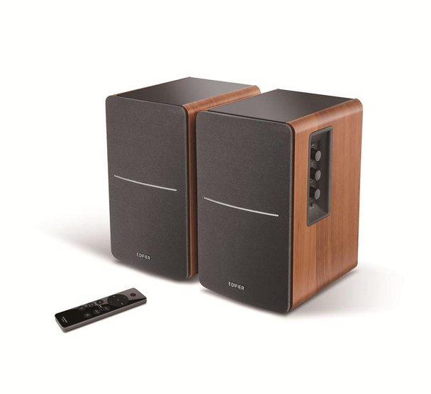 Edifier-R1280DBS---2.0-Lifestyle-Bookshelf-Bluetooth-Studio-Speakers---Optical/Coaxial,-Bluetooth,-Line-In1,-Line2,-R/L:-21W+21W-Brown-R1280DBS-BROWN-Rosman-Australia-1