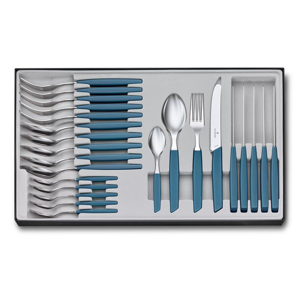 Victorinox Swiss Modern Tomato Knife 24 Piece Table Set (Cornflower)