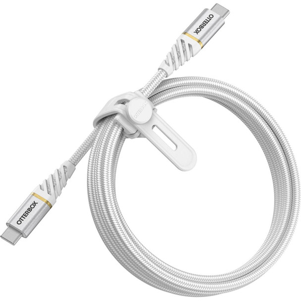 OtterBox-USB-C-to-USB-C-(2.0)-Fast-Charge-Premium-Cable-(2M)---White(78-52681),60W,10K-Bend,Samsung-Galaxy,Apple-iPhone,iPad,MacBook,Google,OPPO,Nokia-78-52681-Rosman-Australia-1