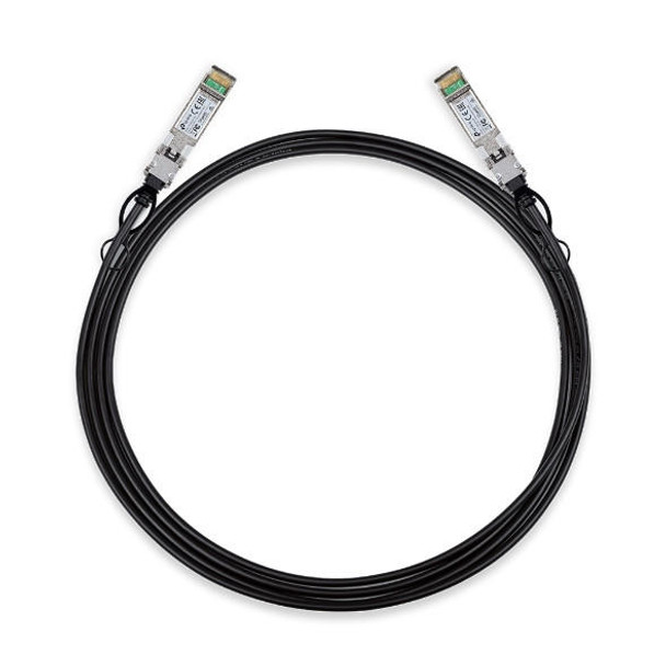 TP-Link-TL-SM5220-3M-3-Meter-10G-SFP+-Direct-Attach-Cable,-Drives-10-Gigabit-Ethernet,-10G-SFP+-Connector-on-Both-Sides-(Replaces-TXC432-CU3M)-TL-SM5220-3M-Rosman-Australia-1