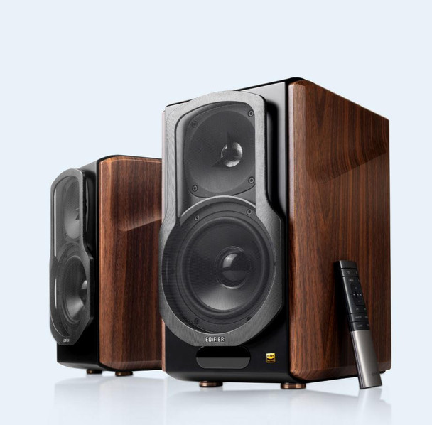 Edifier-S2000MKIII-2.0-Lifestyle-Active-Bookshelf-Bluetooth-Studio-Speakers---BT/AUX/Optical/Coaxial-124W-RMS-MDF-Wood-Panel-S2000MKIII-Rosman-Australia-1