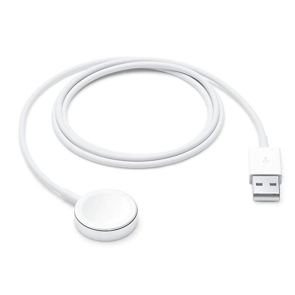 Pisen-Apple-Watch-Magnetic-Fast-Charger-to-USB-A-White-(1m)---White,-Lightweight,-Easy-to-Carry-Portable-design,-Smart-Charging,-Aluminium-Alloy-AAWMFCAB-Rosman-Australia-1