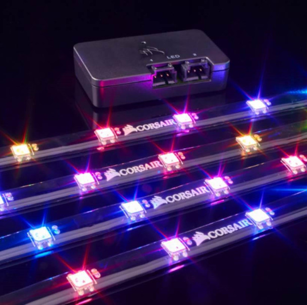CORSAIR-Lighting-Node-PRO-with-4x-RGB-LED-Strips-and-Controller.-2x-RGB-FAN-Hub-CL-9011109-WW-Rosman-Australia-1