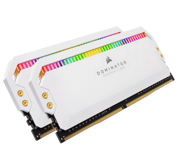 Corsair-Dominator-Platinum-RGB-16GB-(2x8GB)-DDR4-3200MHz-C16-1.35V-UDIMM-XMP-2.0-White-Heatspreaders-Desktop-PC-Gaming-Memory-CMT16GX4M2C3200C16W-Rosman-Australia-1