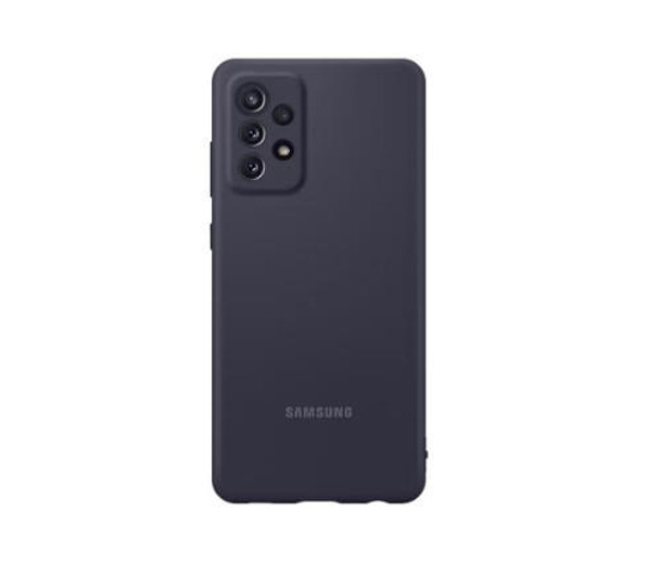Samsung-Galaxy-A72-(6.7")-Silicone-Cover---Black(EF-PA725TBEGWW),Slender-Form,Serious-Safeguarding,Protects-from-shocks/bumps,Silky-Smooth-And-Stylish-EF-PA725TBEGWW-Rosman-Australia-1