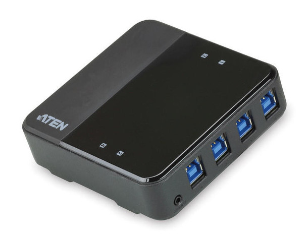 Aten-Peripheral-Switch-4x4-USB-3.1-Gen1,-4x-PC,-4x-USB-3.1-Gen1-Ports,-Remote-Port-Selector,-Plug-and-Play-US434-AT-US434-AT-Rosman-Australia-1