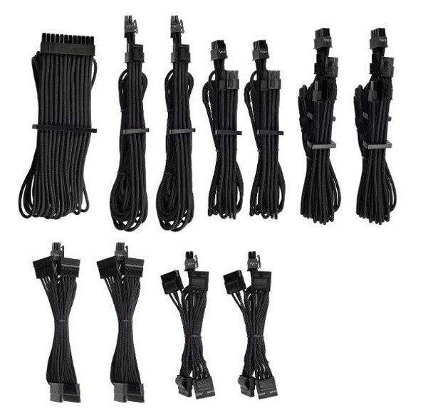 For-Corsair-PSU---BLACK-Premium-Individually-Sleeved-DC-Cable-Pro-Kit,-Type-4-(Generation-4)-CP-8920222-Rosman-Australia-1