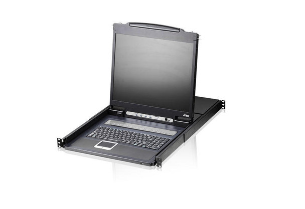 Aten-Rackmount-KVM-Switch-16-Port-VGA-PS/2-USB-w/-19"-LCD-Display,-2x-Custom-KVM-Cables-Included,-1280x1024@75hz-Display,-LED-Illumination-CL1316N-ATA-AU-Rosman-Australia-1