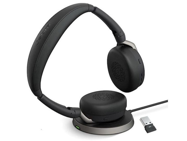 Jabra-Evolve2-65-Flex-UC-Stereo-Bluetooth-Headset,-Link380a-USB-A-Dongle--Wireless-Charging-Stand-Included,-Foldable-Design,-2Yr-Warranty-26699-989-989-Rosman-Australia-1