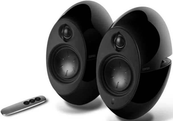 Edifier-E25HD-LUNA-HD-Bluetooth-Speakers-Black---BT-4.0/3.5mm-AUX/Optical-DSP/-74W-Speakers/-Curved-design/Dual-2x3-Passive-Bass/Wireless-Remote-(LS)-E25HD-BLACK-Rosman-Australia-1