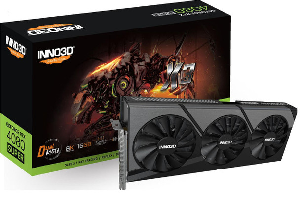 INNO3D-nVidia-GeForce-RTX-4080-Super-X3-16GB-GDDR6X,-2550MHz-Boost-Clock,-RAM-23Gbps,-3xDP,-1xHDMI,-337x141x40mm-N408S3-166X-18703552-Rosman-Australia-1