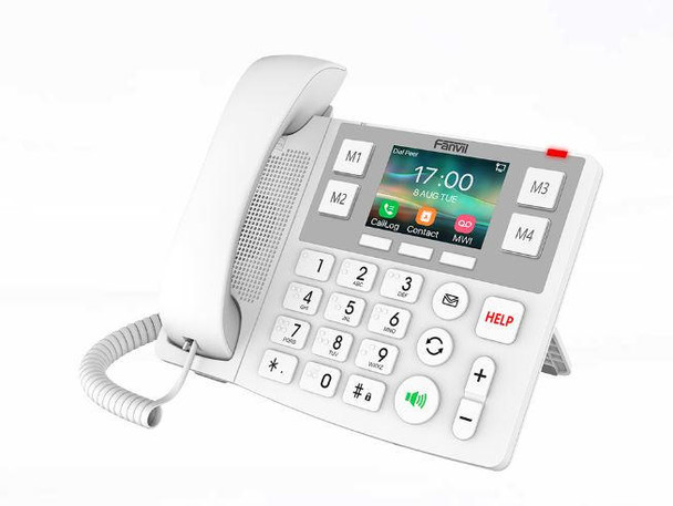 Fanvil-X305-Big-Button-IP-Phone---3.5"-Colour-Screen,-2-SIP-Lines,-HAC,-Dual-Gigabit-Ports,-Supports-HD-audio,-PoE-X305-Rosman-Australia-1