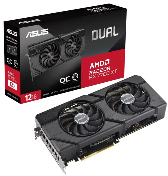 ASUS-AMD-Radeon-DUAL-RX7700XT-O12G-RX7700-XT-OC-Edition-12GB-GDDR6-2584MHz-Boost-Clock,-RAM-18-Gbps,-3xDP,-1xHDMI,-279.9x133.9x49.3-mm-DUAL-RX7700XT-O12G-Rosman-Australia-1