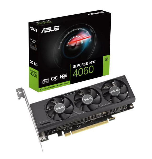 ASUS-nVidia-GeForce-RTX4060-O8G-LP-BRK--RTX4060-LP-BRK-OC-Edition-8GB-GDDR6-2490MHz-Boost-Clock,-RAM-17Gbps,-2xDP,-2xHDMI-RTX4060-O8G-LP-BRK-Rosman-Australia-1