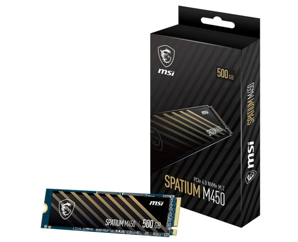 MSI-SPATIUM-M450-500GB-M.2-NVME-PCIE-GEN4-SSD,-5-Year-Warranty-SPATIUM-M450-500G-Rosman-Australia-1