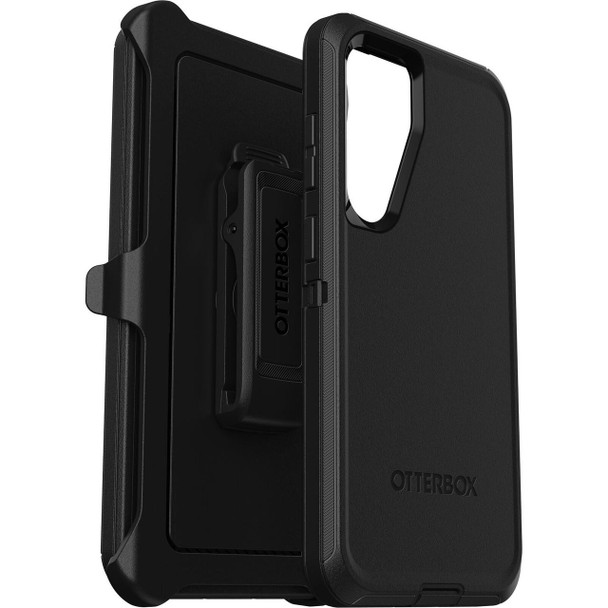 OtterBox-Defender-Samsung-Galaxy-S24+-5G-(6.7")-Case-Black---(77-94487),DROP+-5X-Military-Standard,Included-Holster,Wireless-Charging-Compatible-77-94487-Rosman-Australia-1