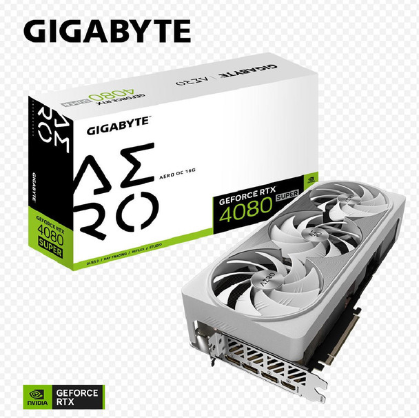 Gigabyte-GeForce-RTX™-4080-SUPER-AERO-OC-16G-GDDR6X-Video-Card-2595MHz-PCIE4.0x16-DP1.4a-*3-HDMI-2.1-*1-GV-N408SAERO-OC-16GD-Rosman-Australia-1