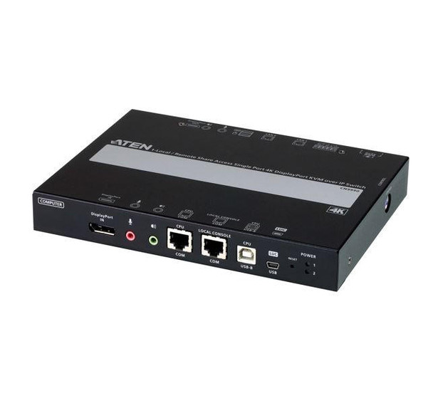 Aten-CN9950-1-Local/Remote-Share-Access-Single-Port-4K-DisplayPort-KVM-over-IP-Switch-CN9950-AT-U-Rosman-Australia-1