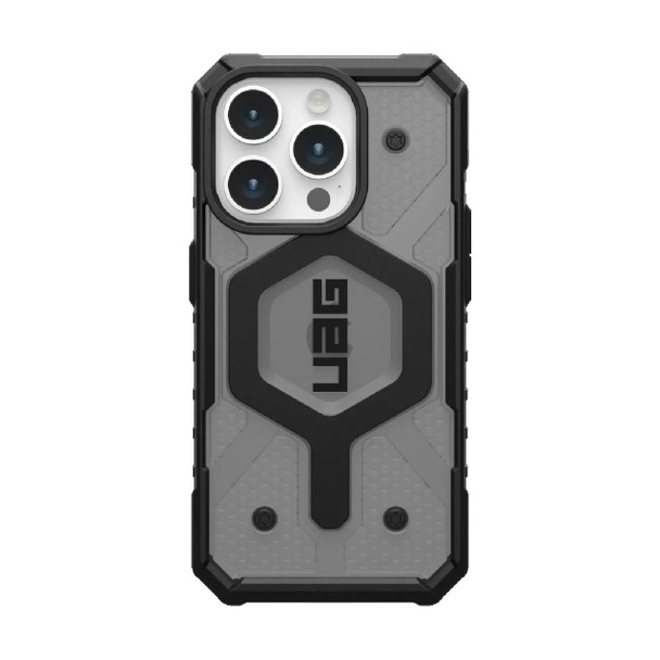 UAG-Pathfinder-MagSafe-Apple-iPhone-15-Pro-(6.1")-Case---Ash-(114281113131),18ft.-Drop-Protection-(5.4M),Raised-Screen-Surround,Armored-Shell-114281113131-Rosman-Australia-1