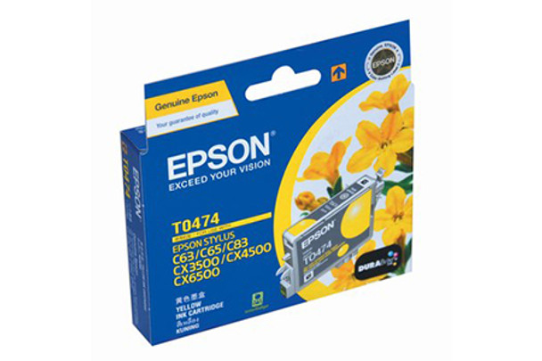 Epson-T0474-Yellow-Ink-Cart-250-pages-Yellow-C13T047490-Rosman-Australia-1