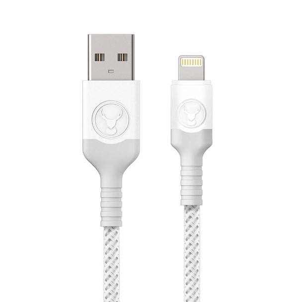 Bonelk-Longlife-Series-2m-USB-to-Lightning-Cable---White/Grey-ELK-01044-R-Rosman-Australia-1