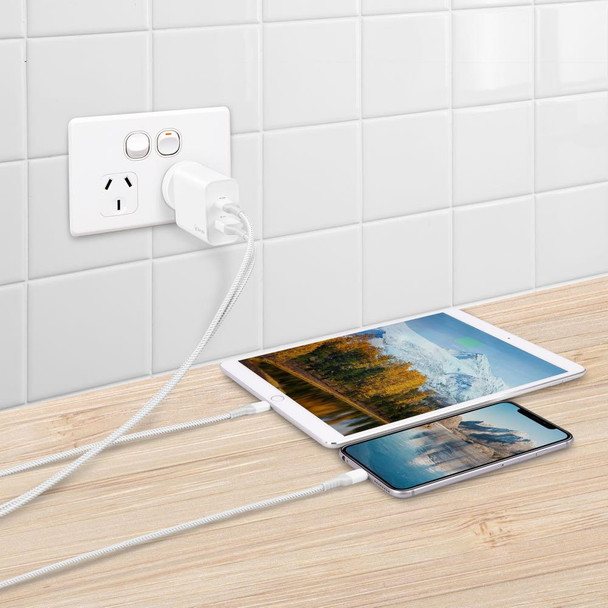 Bonelk-AC-Wall-Charger-(20W-PD-USB-C,-18W-QC-USB-A,-38W)-(White)-ELK-21513-R-Rosman-Australia-8