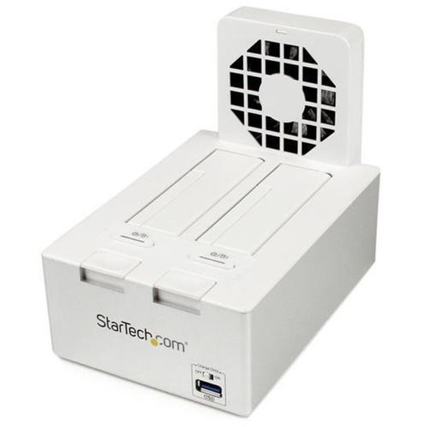 StarTech.com-USB-3.0-Dual-HDD-Dock-w/-Fast-Charge-Hub-SDOCK2U33HFW-SDOCK2U33HFW-Rosman-Australia-1