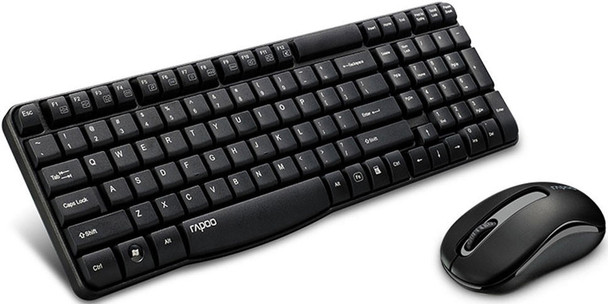 RAPOO-X1800S-2.4GHz-Wireless-Optical-Keyboard-Mouse-Combo-Black---1000DPI-Nano-Receiver-12m-Battery-(Black)-X1800S-Black-Rosman-Australia-1