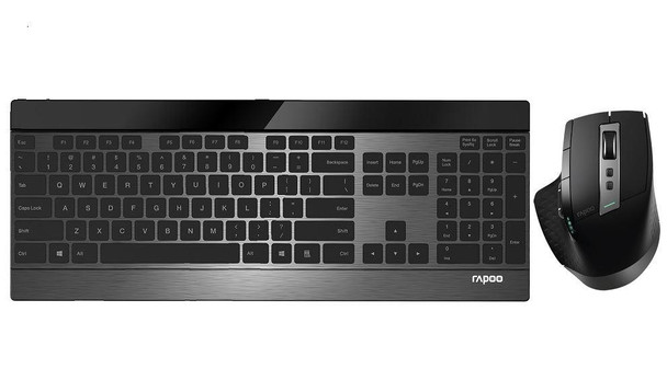 RAPOO-9900M-Multi-mode-Wireless-Ultra-slim-Keyboard--Mouse---Bluetooth-3.0,-4.0,-2.4G-Multi-Mode-Switch,-Ultra-Slim-Keys,-Adjustable-DPI-9900M-Rosman-Australia-1