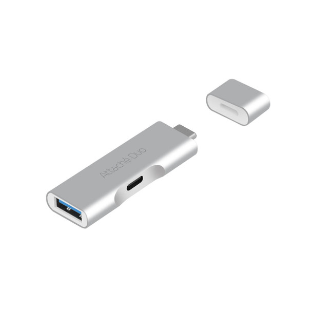 mbeat®--Attach-Duo-Type-C-To-USB-3.1-Adapter-With-Type-C-USB-C-Port--Support-USB-3.1/3.0/2.0/1.1-devices-(LS)-MB-UTC-02-Rosman-Australia-1