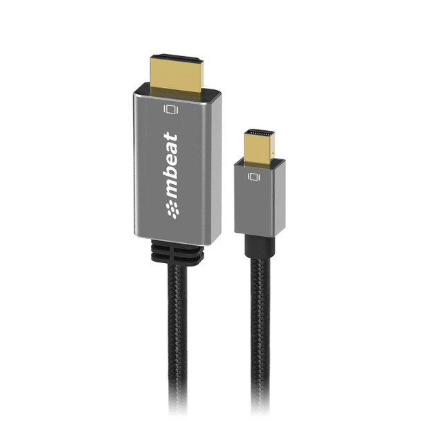 mbeat-"Tough-Link"-1.8m-Mini-DisplayPort-to-HDMI-Cable---Space-Grey-MB-XCB-MNDHDM18-Rosman-Australia-1