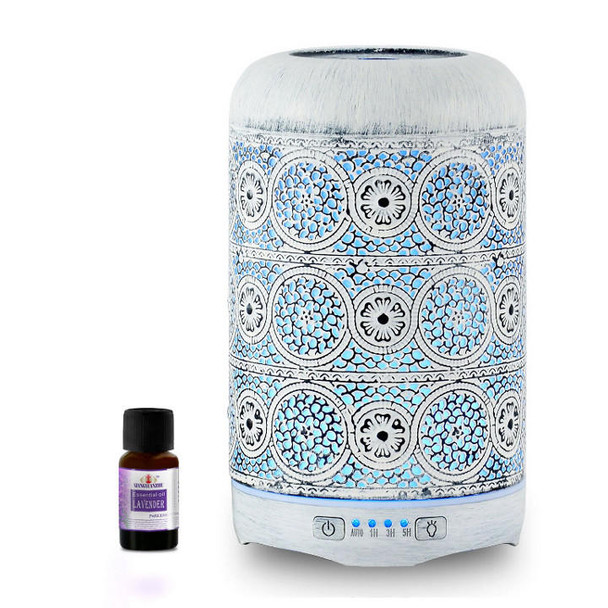 mbeat®-activiva-Metal-Essential-Oil-and-Aroma-Diffuser-Vintage-White--260ml-(L)-ACA-AD-M2-Rosman-Australia-1