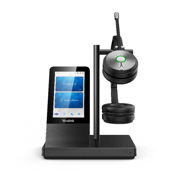 Yealink-WH66-Dual-UC-DECT-Wirelss-Headset-With-Touch-Screen-Workstation,-Busylight-On-Headset,-Leather-Ear-Cushions,-Multi-devices-connection-WH66-D-UC-Rosman-Australia-1