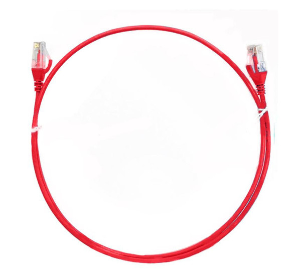 8ware-CAT6-Ultra-Thin-Slim-Cable-15m---Red-Color-Premium-RJ45-Ethernet-Network-LAN-UTP-Patch-Cord-26AWG-for-Data-CAT6THINRD-15M-Rosman-Australia-1