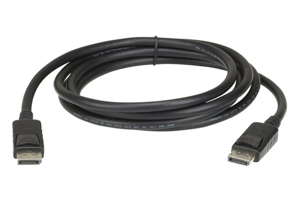 Aten-4.6m-DisplayPort-Cable,-supports-up-to-4K-(3840-x-2160-@-60Hz),-DP-1.2,-High-Bit-Rate-3-(HBR3)-bandwidth-of-21.6-Gbps-2L-7D04DP-Rosman-Australia-2